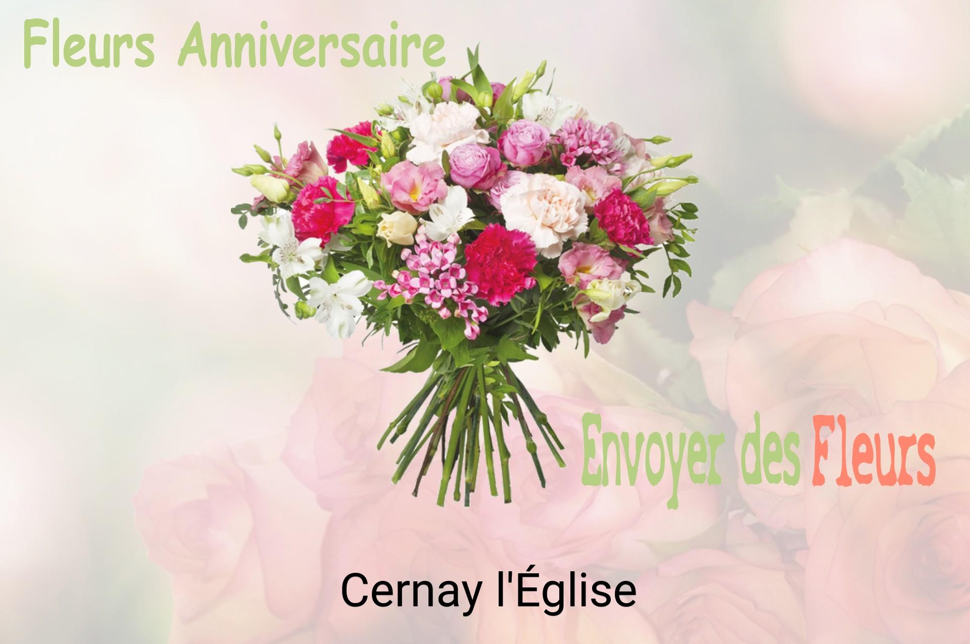 Bouquet de fleurs d’anniversaire livré à Cernay-l'Église